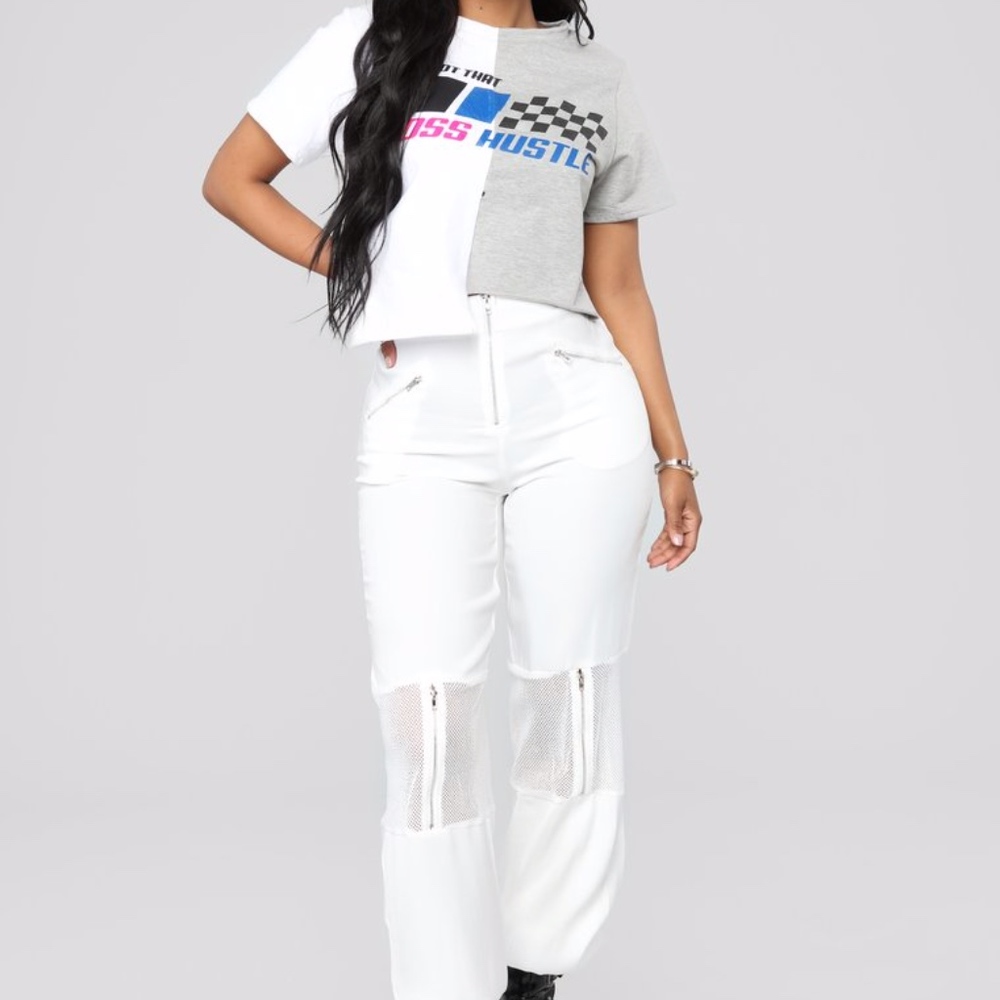 Don't Touch Me Pants - White